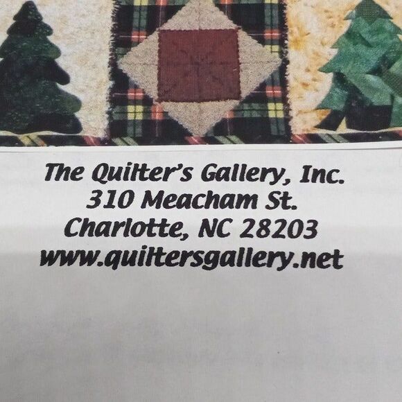 The Quilters Gallery Mountain Cabin Chenille Quilt Pattern-2003-Uncut-F/F-Vtg - Picture 3 of 5